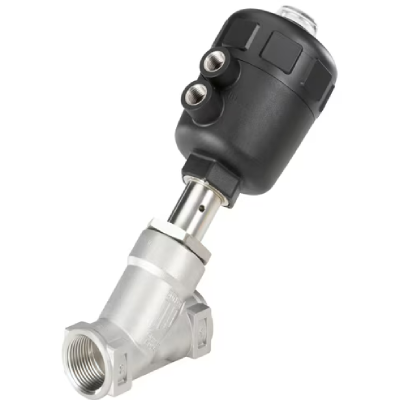 انگل ولو بورکرت با عملگر پنوماتیک (Pneumatic)